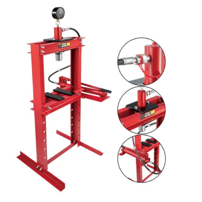 Manual Hydraulic Press 12 Ton - Garage utilisant la capacité manuelle de
