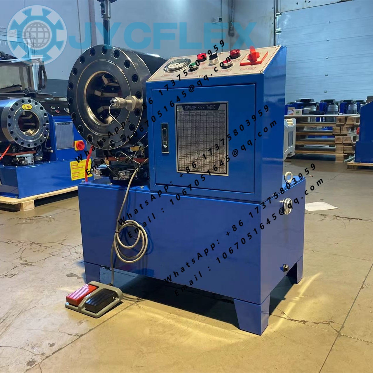 Hydraulic Hose Crimper Machine - Machine à sertir les flexibles hydrauliques