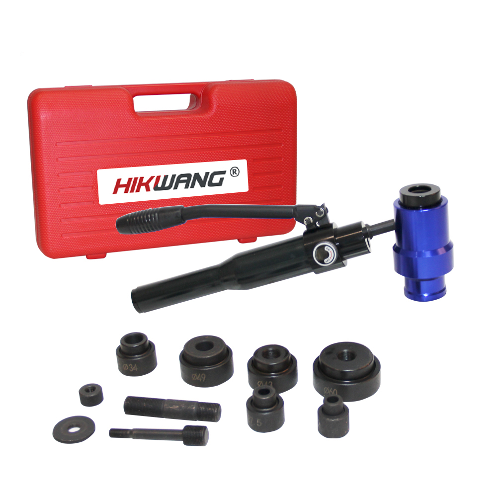 Hydraulic Knockout Punch Set - Kit de poinçonnage hydraulique manuel WK-8AL,