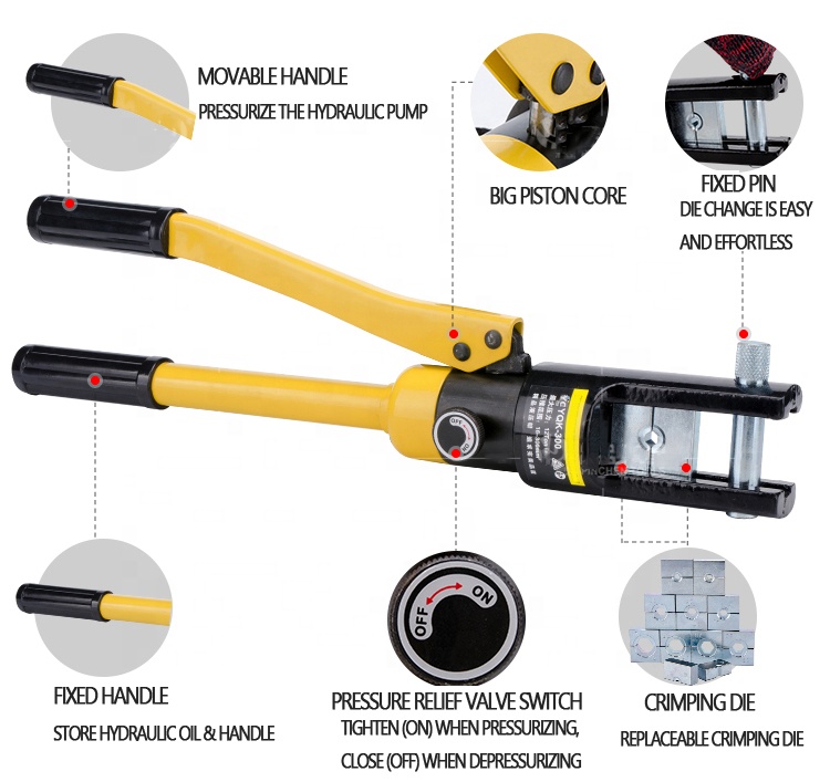 Pince à sertir hydraulique ind - Hydraulic Crimping Tool 16-300Mm2 avis et prix