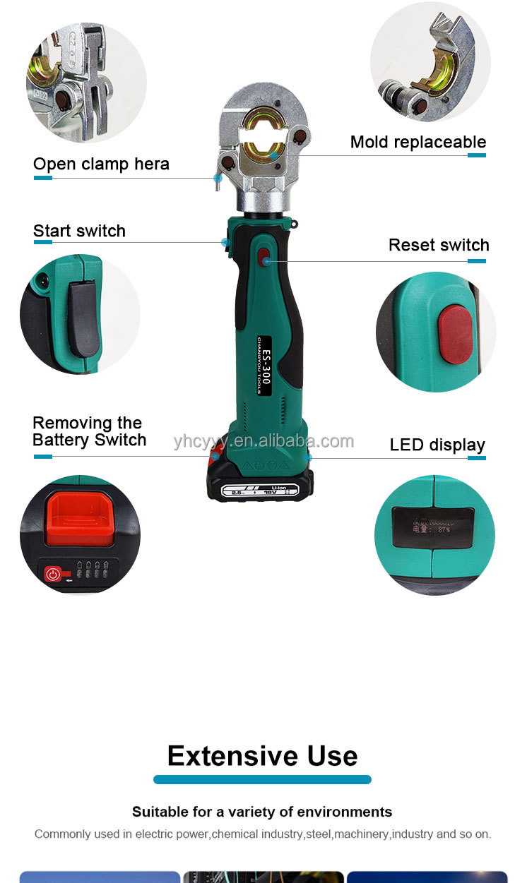 Outil de sertissage hydrauliqu - Electric Hydraulic Crimping Tool 300Mm2 avis et prix