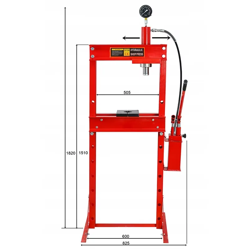 Presse hydraulique à double pi - Hydraulic Press 20 Ton Shop Press avis et prix