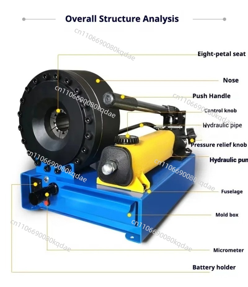 Presse à sertir les tuyaux hyd - Hydraulic Hose Crimper Machine avis et prix
