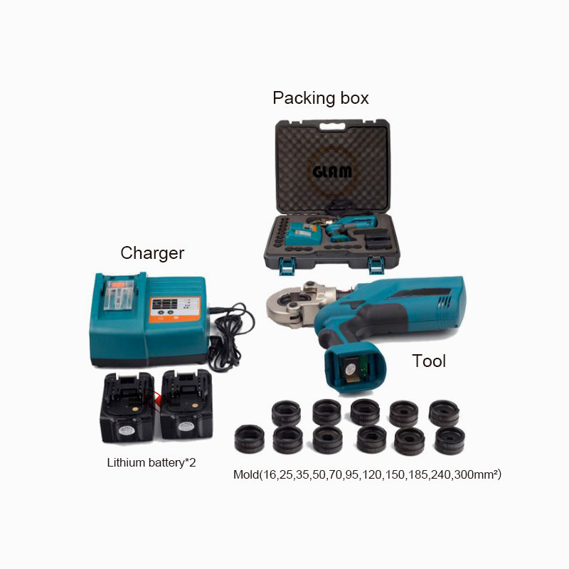 Pince électrique rechargeable  - Hydraulic Crimping Tool 16-300Mm2 avis et prix