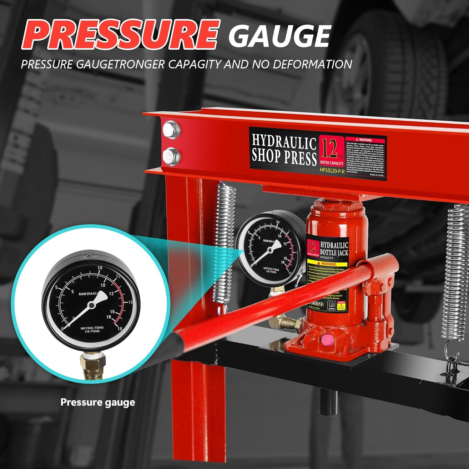 Presse d'atelier hydraulique 1 - Manual Hydraulic Press 12 Ton avis et prix
