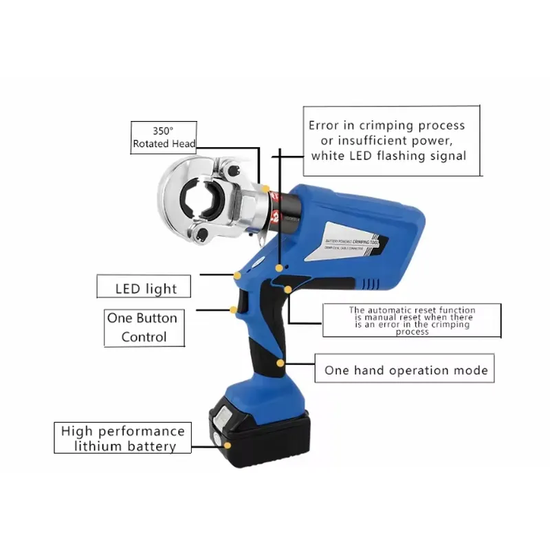 Outil de sertissage de câbles  - Electric Hydraulic Crimping Tool 300Mm2 avis et prix
