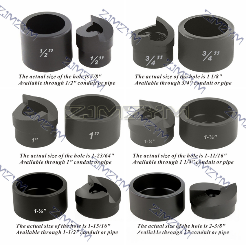 Kit de poinçonnage manuel CC-6 - Hydraulic Knockout Punch Set avis et prix