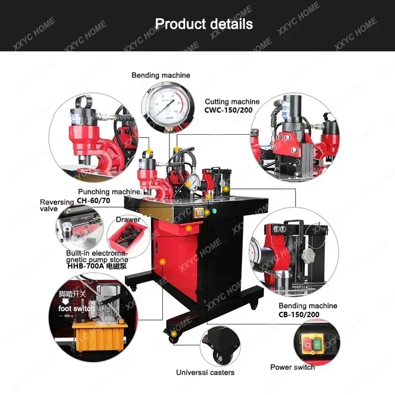 Machine de traitement 3 en 1 p - Hydraulic Busbar Punch Machine avis et prix